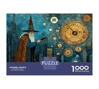 Puzzle Da 1000 Pezzi Per Adolescenti Puzzle Magical Wizard Reading Book Puzzle Per Adolescenti Giochi Rilassanti Decorazione Perfetta Regali Di Compleanno E Unici 52x38cm/1000pcs
