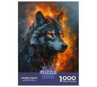 Puzzle Da 1000 Pezzi Per Adolescenti Puzzle Majestic Gray Wolf Puzzle Per Adulti Giochi Rilassanti Arte Da Parete Regali Unici Per Compleanno 38x26cm/1000pcs