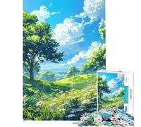 Puzzle da 1000 pezzi per adolescenti puzzle "Margherite del prato" per adulti giochi divertenti decorazione murale stimola l'esercizio mentale (dimensioni 38x26cm)