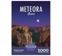 Puzzle Da 1000 Pezzi Per Adolescenti Puzzle Meteora Greece Puzzle Per Adulti Giochi Rilassanti Ma Divertenti E Umoristici È Ideale Come Regalo 38x26cm/1000pcs
