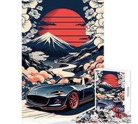 Puzzle da 1000 pezzi per adolescenti puzzle Miata arte di strada giapponese giocattoli antistress regali di Babbo Natale segreto giochi rilassanti migliorare l'amore tra coppie dimensioni 50x75cm