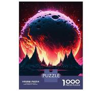 Puzzle Da 1000 Pezzi Per Adolescenti Puzzle Moon Explosion in Space Puzzle Per Adulti Giochi Rilassanti Taglio Di Precisione Difficile E Impegnativo 70x50cm/1000pcs