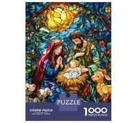 Puzzle Da 1000 Pezzi Per Adolescenti Puzzle Nativity Scene Stained Gla Puzzle Per Adolescenti Giochi Rilassanti Decorazione Perfetta Regali Di Compleanno E Unici 70x50cm/1000pcs