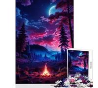 Puzzle da 1000 pezzi per adolescenti puzzle Neon Wilderness giocattolo educativo regali di compleanno giochi divertenti collezione di artisti belle arti dimensioni 50x75cm