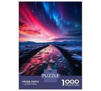 Puzzle Da 1000 Pezzi Per Adolescenti Puzzle Northern Lights at The Sky Puzzle Per Adulti Gioco Pratico Migliora La Memoria Riduce Lo Stress Regali 70x50cm/1000pcs