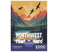 Puzzle Da 1000 Pezzi Per Adolescenti Puzzle Northwest Territories Canada Puzzle Giochi Per Famiglie Corsa Di Velocità Manuale Regali Di Compleanno E Unici 52x38cm/1000pcs