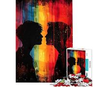 Puzzle da 1000 pezzi per adolescenti puzzle "Orgoglio e amore maschile" puzzle per adulti giochi divertenti decorazione murale stimola l'esercizio cerebrale (dimensioni 38x52cm)