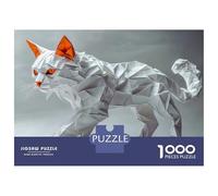 Puzzle Da 1000 Pezzi Per Adolescenti Puzzle Origami Cat Sculpture Puzzle Per Adulti Gioco Pratico Ma Divertente E Umoristico Interazione Genitore-figlio 52x38cm/1000pcs