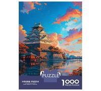 Puzzle Da 1000 Pezzi Per Adolescenti Puzzle Osaka Castle at Sunset Puzzle Per Adulti Gioco Pratico Ma Divertente E Umoristico Aiuta Ad Allenare Il Cervello 38x26cm/1000pcs