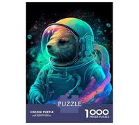 Puzzle Da 1000 Pezzi Per Adolescenti Puzzle Otter Astronaut Puzzle Per Adulti Giochi Rilassanti Ma Divertenti E Umoristici È Ideale Come Regalo 52x38cm/1000pcs