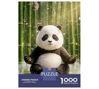 Puzzle Da 1000 Pezzi Per Adolescenti Puzzle Peaceful Panda Meditation Puzzle Gioco Pratico Corsa Di Velocità Manuale Offerta Come Regalo Per Tutta La Famiglia 52x38cm/1000pcs