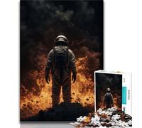 Puzzle da 1000 pezzi per adolescenti, puzzle per adolescenti con catastrofe degli astronauti, gioco stimolante, ideale come regalo per tutta la famiglia (dimensioni 38x26cm)