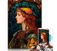 Puzzle da 1000 pezzi per adolescenti, puzzle per adolescenti sulla sacerdotessa Maya, gioco a quiz ideale come regalo per tutta la famiglia (dimensioni 75x50cm)