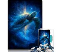 Puzzle da 1000 pezzi per adolescenti puzzle per adulti a forma di tartaruga magica antistress sfida difficile decorazioni e regali unici per la casa 38x26cm