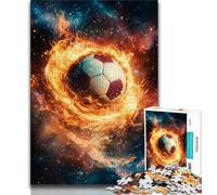 Puzzle da 1000 pezzi per adolescenti, puzzle per adulti con pallone da calcio, sfida di intelligenza cerebrale, giocattoli avvincenti per la decorazione della casa (dimensioni 38x26cm)