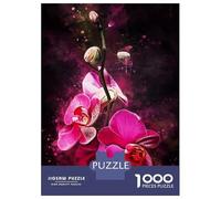 Puzzle Da 1000 Pezzi Per Adolescenti Puzzle Pink Flowers Puzzle Per Adulti Giocattoli Antistress Decorazione Murale Difficile E Stimolante 70x50cm/1000pcs