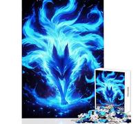 Puzzle da 1000 pezzi per adolescenti Puzzle Power Kitsune Fox Giocattoli fai da te Ottimo regalo per giochi per gioco educativo Decompressione intellettuale Dimensioni 38x26cm