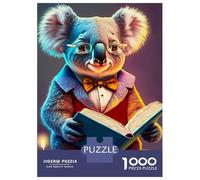 Puzzle Da 1000 Pezzi Per Adolescenti Puzzle Professor Koala Per Adolescenti Puzzle Gioco Pratico Decorazione Murale Compleanno E Regali 38x26cm/1000pcs