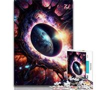 Puzzle da 1000 pezzi per adolescenti, puzzle psichedelici sui buchi neri, un'offerta difficile e stimolante, un regalo per tutta la famiglia (dimensioni 38x26cm)