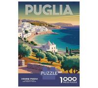 Puzzle Da 1000 Pezzi Per Adolescenti Puzzle Puglia Travel Puzzle Per Adulti Giochi Rilassanti Taglio Di Precisione Difficile E Impegnativo 70x50cm/1000pcs