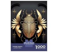 Puzzle Da 1000 Pezzi Per Adolescenti Puzzle Queen Golden Black Beetle Puzzle Per Adulti Gioco Pratico Migliora La Memoria Difficile E Stimolante 70x50cm/1000pcs