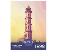 Puzzle Da 1000 Pezzi Per Adolescenti Puzzle Qutub Minar, India Puzzle Giocattoli Antistress Decorazione Da Parete Per Compleanno, Natale 38x26cm/1000pcs