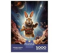Puzzle Da 1000 Pezzi Per Adolescenti Puzzle Rabbit in 60s Rock Album Puzzle Per Adulti Giochi Rilassanti Arte Da Parete Regali Unici Per Compleanno 70x50cm/1000pcs