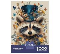 Puzzle Da 1000 Pezzi Per Adolescenti Puzzle Raccoon The Fancy Bandit Puzzle Per Adulti Gioco Per Famiglie Ma Divertente E Umoristico È Ideale Come Regalo 52x38cm/1000pcs