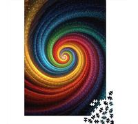 Puzzle Da 1000 Pezzi Per Adolescenti Puzzle Rainbow Spiral Galaxy Puzzle Per Adulti Giochi Rilassanti Regali Per Donne Aiuta L'esercizio Del Cervello 38x26cm/1000pcs