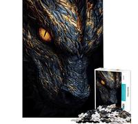 Puzzle da 1000 pezzi per adolescenti puzzle ravvicinato con l'occhio del drago per adulti giocattolo fai da te ideale per passare il tempo in casa gioco stimolante regalo (dimensioni 38x26cm)