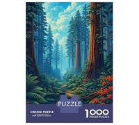 Puzzle Da 1000 Pezzi Per Adolescenti Puzzle Redwood National Park Path Puzzle Per Adulti Gioco Per Famiglie Regali Per Donne Difficile E Stimolante 70x50cm/1000pcs
