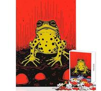 Puzzle da 1000 pezzi per adolescenti puzzle Riso Print rana funky giocattoli antistress regali di Babbo Natale segreto giochi rilassanti migliorare l'amore tra coppie dimensioni 38x52cm