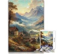 Puzzle da 1000 pezzi per adolescenti Puzzle Romanticismo Dipingi V Migliora la memoria Gioco pratico per 14+ Puzzle offerto (dimensioni 38x52cm)