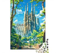 Puzzle Da 1000 Pezzi Per Adolescenti Puzzle Sagrada Familia Barcelona-4 Puzzle Giochi Rilassanti Regalo Di Compleanno Regali Antistress 38x26cm/1000pcs