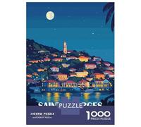 Puzzle Da 1000 Pezzi Per Adolescenti Puzzle Saint Georges, Grenada at Night Puzzle Per Adulti Giocattolo Decorazione Da Parete Antistress Compleanno E Regali 38x26cm/1000pcs