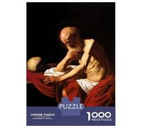 Puzzle Da 1000 Pezzi Per Adolescenti Puzzle Saint Jerome in Penitence Puzzle Per Adolescenti Giochi Rilassanti Decorazione Perfetta Regali Di Compleanno E Unici 52x38cm/1000pcs