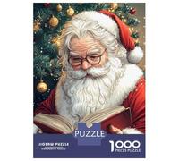 Puzzle Da 1000 Pezzi Per Adolescenti Puzzle Santa Claus Reading Christmas Funny Puzzle Gioco Pratico Corsa Di Velocità Manuale Offerta Come Regalo Per Tutta La Famiglia 70x50cm/1000pcs