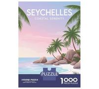 Puzzle Da 1000 Pezzi Per Adolescenti Puzzle Seychelles Coastal Serenity Puzzle Per Adulti Giocattoli Antistress Sfida Difficile Per Compleanno, Natale 52x38cm/1000pcs
