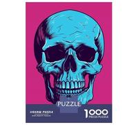 Puzzle Da 1000 Pezzi Per Adolescenti Puzzle Skull Halloween Retro Puzzle Gioco Pratico Corsa Di Velocità Manuale Offerta Come Regalo Per Tutta La Famiglia 70x50cm/1000pcs