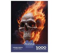 Puzzle Da 1000 Pezzi Per Adolescenti Puzzle Skull Heat And Power Puzzle Giocattoli Antistress Decorazione Da Parete Per Compleanno, Natale 70x50cm/1000pcs