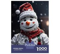 Puzzle Da 1000 Pezzi Per Adolescenti Puzzle Snowman Funny Puzzle Per Adulti Gioco Pratico Ma Divertente E Umoristico Interazione Genitore-figlio 52x38cm/1000pcs
