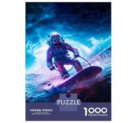 Puzzle Da 1000 Pezzi Per Adolescenti Puzzle Space Surfer Puzzle Per Adulti Giocattolo Decorazione Da Parete Antistress Compleanno E Regali 70x50cm/1000pcs