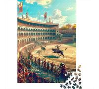 Puzzle Da 1000 Pezzi Per Adolescenti Puzzle Spain Bullfighting Arena-4 Puzzle Giochi Per Famiglie Decorazione Per La Casa Regali Unici Per Compleanno 52x38cm/1000pcs
