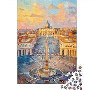 Puzzle Da 1000 Pezzi Per Adolescenti Puzzle St. Peter's Basilica, Vatican City-2 Puzzle Fai Da Te Giocattoli Per Il Divertimento in Famiglia Per Compleanno, Natale 38x26cm/1000pcs