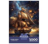 Puzzle Da 1000 Pezzi Per Adolescenti Puzzle Starry Sails Voyage Puzzle Per Adulti Gioco Pratico Migliora La Memoria Difficile E Stimolante 70x50cm/1000pcs