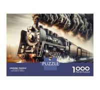 Puzzle Da 1000 Pezzi Per Adolescenti Puzzle Steam Locomotive Train Puzzle Gioco Rompicapo Decorazione Per La Casa Offerta Come Regalo Per Tutta La Famiglia 52x38cm/1000pcs