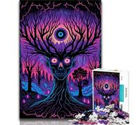 Puzzle da 1000 pezzi per adolescenti, puzzle sulla visione oscura, interessante riduzione dello stress, interazione genitore-figlio (dimensioni 38x26cm)