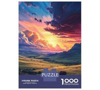 Puzzle Da 1000 Pezzi Per Adolescenti Puzzle Sunsets over A Wide Area Puzzle Per Adulti Gioco Per Famiglie Analisi E Logica Regali Di Compleanno E Unici 70x50cm/1000pcs