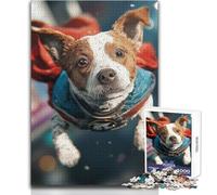Puzzle da 1000 pezzi per adolescenti, puzzle supereroi, cani, giochi educativi, giocattoli antistress, taglio di precisione, dimensioni 50x75cm