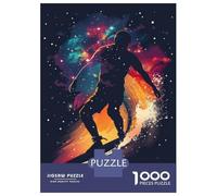 Puzzle Da 1000 Pezzi Per Adolescenti Puzzle Surf Galaxy Silhouette Puzzle Per Adulti Giocattoli Antistress Decorazione Murale Difficile E Stimolante 52x38cm/1000pcs